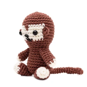 Mini Macaco em Amigurumi - Artesanato e Personalizados