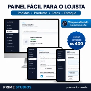 Loja Virtual Completa Para Varejo E Atacado - Sites, Lojas e Sistemas Prontos Sites e Scripts