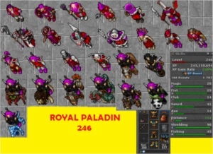 LUTABRA - EK 241 + RP 246 (para transfer) CHAR LOVE - Tibia
