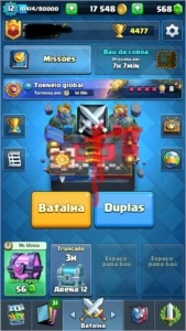 Conta clash royale nível 12 com todas cartas