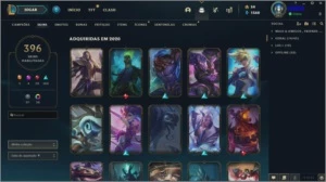 Diamante 4 + 396 Skins / Valorant Diamante 2 + Muitas skins - League of Legends LOL