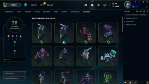 Diamante 4 + 396 Skins / Valorant Diamante 2 + Muitas skins - League of Legends LOL