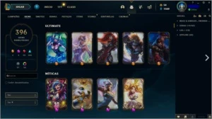 Diamante 4 + 396 Skins / Valorant Diamante 2 + Muitas skins - League of Legends LOL