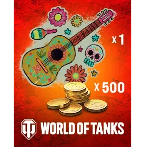 World of Tanks (NA). 500 de Ouro + Presente. Código Bônus