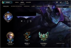 CONTA PLATINA 1 DIAMANTE 4 SEASONS - 166 SKINS - BARATO - League of Legends LOL