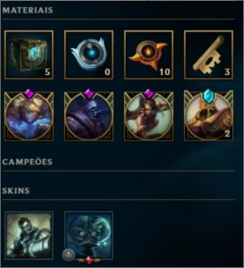 > Conta Gold 5 (Borda Diamante) - League of Legends LOL