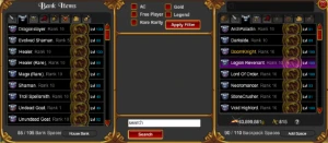 Conta aqw 2011 com Darkside Necrotic Sep Revenant - Adventure Quest World