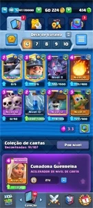 Conta forte com deck de mega cavaleiro bait - Clash Royale