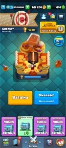 Conta forte com deck de mega cavaleiro bait - Clash Royale