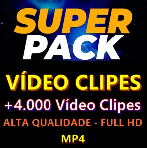 Pack Clipes Retro Hip Hop Rock Dance Pop O TOP Coleção