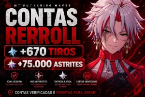Wuthering Waves > Contas Rerrol Mais De 70.000 Astrites