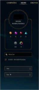 Conta Plat 3 - MMR Diamante - 135 Camps - Entrega Imediata - League of Legends LOL