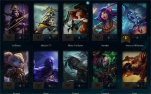 Conta League of Legends Bronze 3 MD10 2/10 LOL