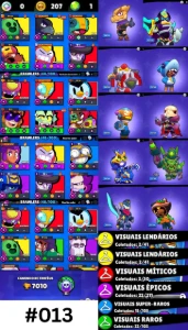 Conta de Brawls Star - #013  📅2024 - Brawl Stars