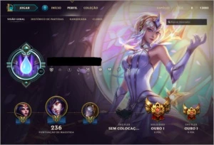Conta League Of Legends Gold 1 LOL