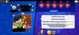 Vendo Conta Mestres 1 - Brawl Stars