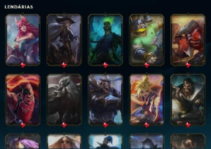 Conta League of Legends lvl 400 - Gold V - Todos Campeões LOL