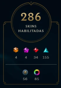 Conta League of Legends lvl 400 - Gold V - Todos Campeões LOL