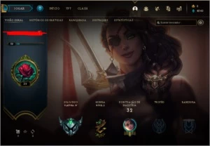 conta league of legends platina 4 LOL