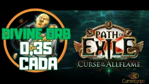PATH OF EXILE - DIVINE ORB -  CURSE OF THE ALLFLAME - PC - Path of Exile 1 e 2