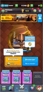 Conta Clash Royale top de linha