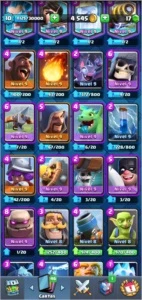 Conta Clash Royale top de linha