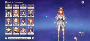 Conta Genshin Impacto/Server:América/AR:56