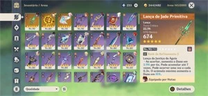 Conta Genshin Impacto/Server:América/AR:56
