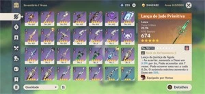 Conta Genshin Impacto/Server:América/AR:56
