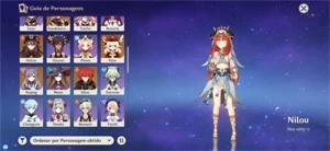 Conta Genshin Impacto/Server:América/AR:56