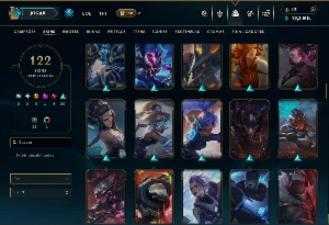 Bronze 3 com 135 Champs e 122 Skins +4 Vitoriosas - League of Legends LOL