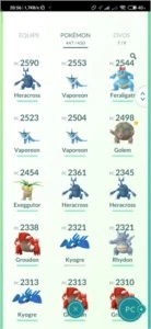 CONTA POKEMON GO LEVEL 34 LENDÁRIOS, SHINYS, RAROS