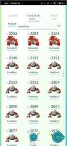 CONTA POKEMON GO LEVEL 34 LENDÁRIOS, SHINYS, RAROS