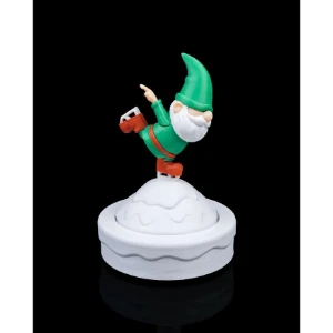 Gnomo de Natal Esquiando