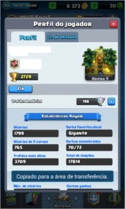 Conta Clash royale Com 9 Lendarias