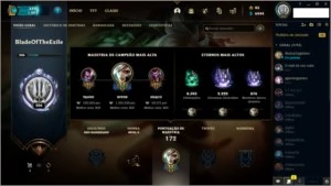 CONTA LOL PRATA 3 lvl 112|5 SKINS | 600k de riven - League of Legends