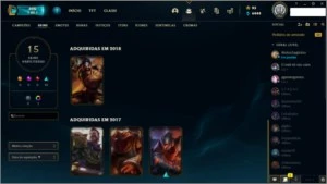 CONTA LOL PRATA 3 lvl 112|5 SKINS | 600k de riven - League of Legends