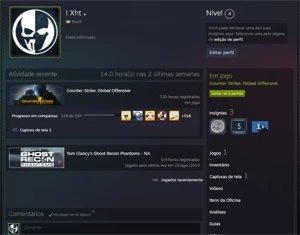Conta Prime Medalha 2016 etc - Counter Strike CS