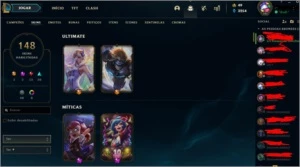 Conta de League of Legends e Valorant LOL