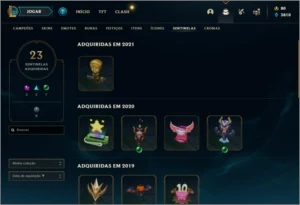 conta de league of legends 119 SKINS LOL