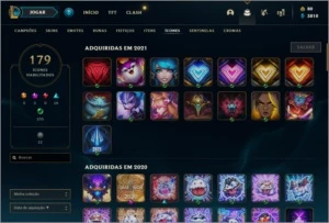 conta de league of legends 119 SKINS LOL