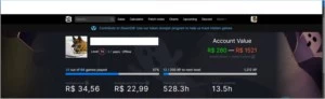Vende-se conta Steam com 68 jogos, barato para sair rapido
