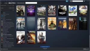 Vende-se conta Steam com 68 jogos, barato para sair rapido