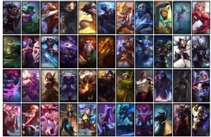 Conta bronze 1 com TODOS os champs e 277 Skins + 3 Prestigio - League of Legends LOL