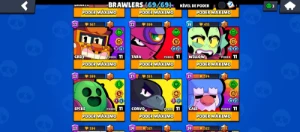 Conta Brawl Stars Full +9 // Todos os Brawlers  69/69