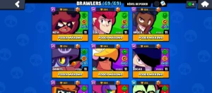 Conta Brawl Stars Full +9 // Todos os Brawlers  69/69
