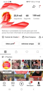 Conta Kwai - Redes Sociais