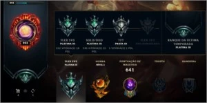 Conta League of Legends 969 Skins LOL