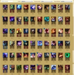 Conta Borda Diamante Atualmente Unraked 60 Campeões e 12skin - League of Legends LOL