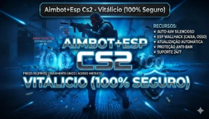 Aimbot+Esp CS2 Indetectável e Vitalício - Outros